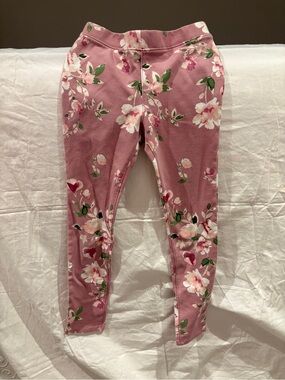 Place Mauve Pink Floral Leggings